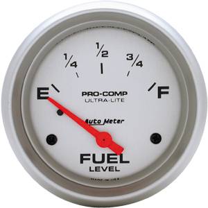 Auto Meter - Auto Meter Ultra-Lite 2 5/8- Short Sweep Electric Fuel Level - 0?s Empty / 30?s Full