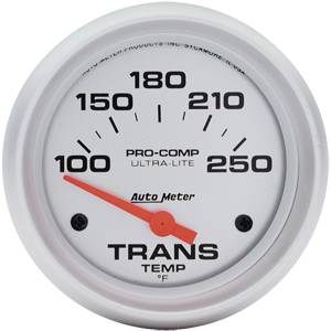Auto Meter - Auto Meter Ultra-Lite 2 5/8- Short Sweep Electric Trans Temperature - 100 - 250 deg. F