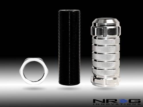 NRG Innovations - NRG Innovations Collector Series Silver "Stealth" Style Adjustable Shift Knob - M10 x 1.50