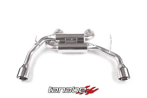 Tanabe - 2014 Infiniti Q50 Tanabe Medallion Touring Dual Muffler Axelback Exhaust