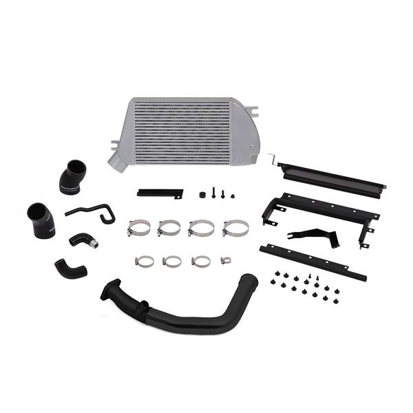 Mishimoto - 2015+ Subaru WRX Mishimoto Performance Top-Mount Intercooler and Charge-Pipe System - Black Pipe/Silver Cooler