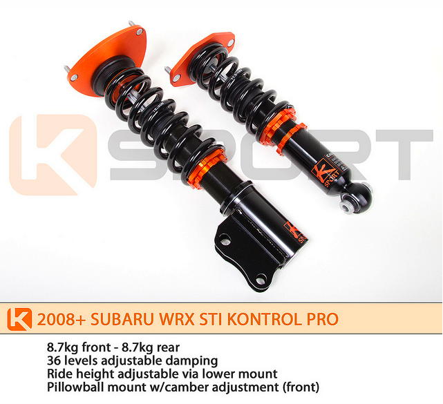 K Sport - 2008-2010 Subaru STI Ksport Kontrol Pro Damper System