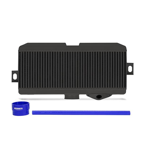 Mishimoto - 2011-2014 Subaru STI Mishimoto Top-Mount Intercooler - Black Cooler/Blue Hoses
