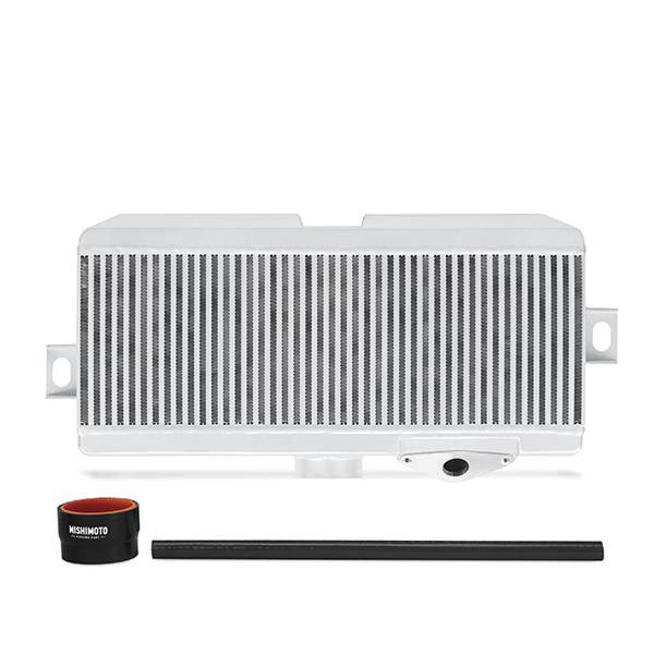 Mishimoto - 2008-2010 Subaru STI Mishimoto Top-Mount Intercooler - Silver Cooler/Black Hoses