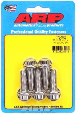 ARP - ARP 12 Point Stainless Bolt Kit: M10x1.50 30mm UHL