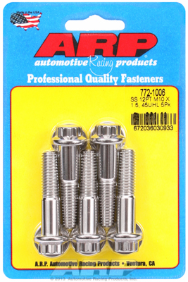 ARP - ARP 12 Point Stainless Bolt Kit M10x1.50 45mm UHL