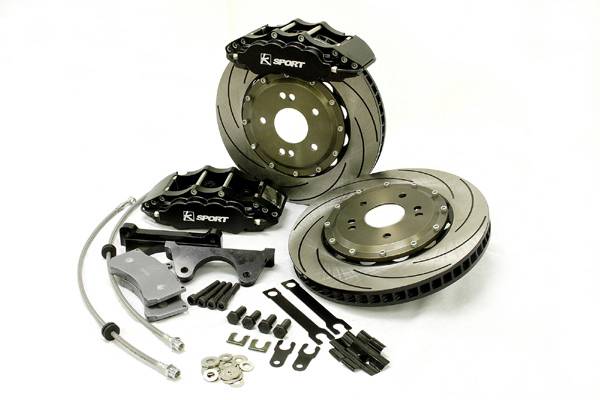 K Sport - 1992-1995 Honda Civic Ksport Big Brake Kit (11" Rear, w/oe Rear Disc Only)