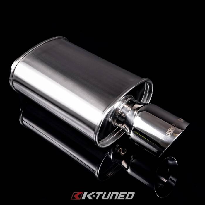 K-Tuned - K-Tuned Universal 3" Short Muffler, Polished