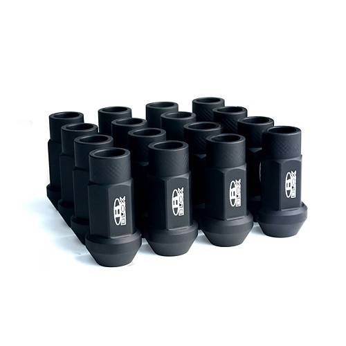 Blox - Blox Racing Forged AL7075 Lug Nut, Set of 20, 12x1.25, Black