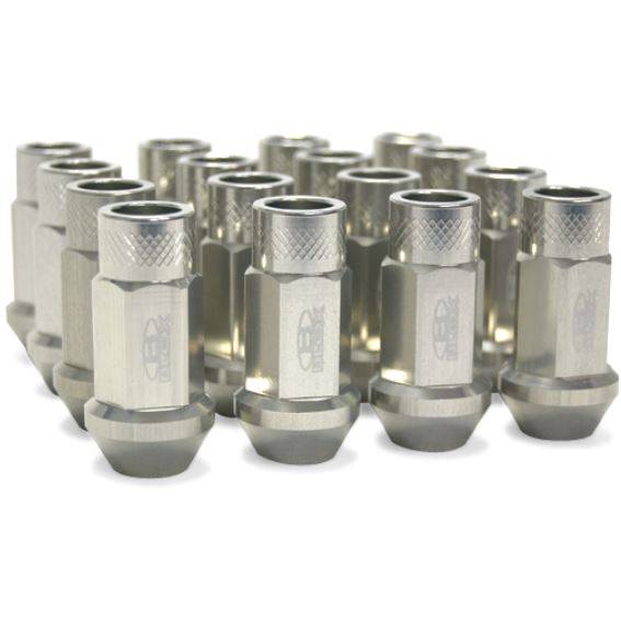 Blox - Blox Racing Street Series Forged Lug Nut, Set of 20, 12x1.25, Silver