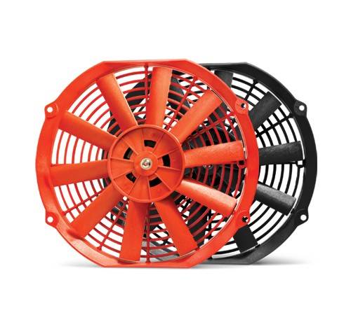 Blox - Blox Racing 10" Electric Slim Fan Universal - Red