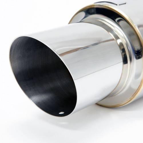 Blox - Blox Racing 76.2mm Street Muffler, Includes Silencer