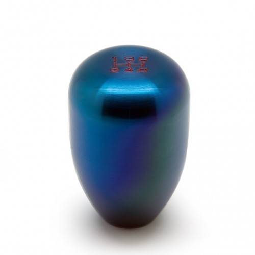 Blox - Blox Racing Original Series 5-Speed Billet Shift Knob, 10x1.25mm, Torch Blue