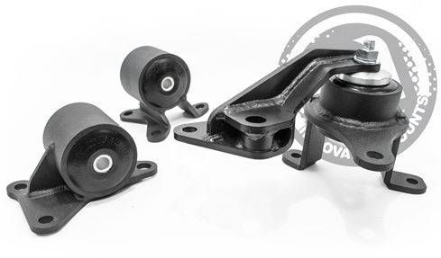 Innovative Mounts - 1998-2002 Honda Accord Replacement/Conversion Engine Mount Kit, Steel  (F/H-Series(98+)/Manual) - 75A BLK (Black)
