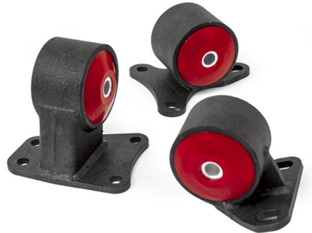 Innovative Mounts - 1988-1991 Honda Prelude Innovative Steel Replacement Mount Kit (B20A/Manual) - 75A BLK