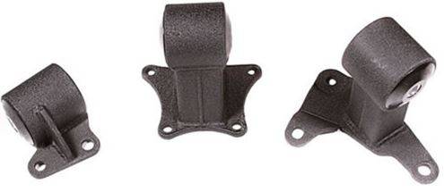 Innovative Mounts - 1994-1997 Honda Accord EX Conversion Engine Mount Kit, Steel (H23/F20B/Manual) - 85A GRY (Black)