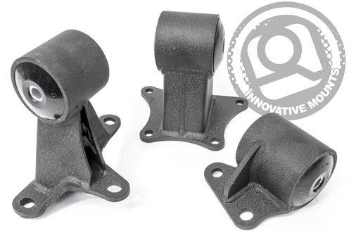 Innovative Mounts - 1994-1997 Honda Accord EX Replacement Mount Kit, Steel (F-Series/Manual) - 75A BLK (Black)