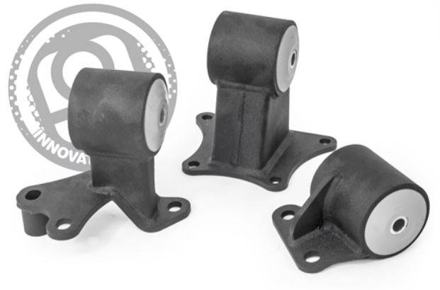 Innovative Mounts - 1994-1997 Honda Accord EX Innovative Conversion Engine Mount Kit, Steel (H23/F20B/Auto 2 Manual) - 95A DK RED (Black)