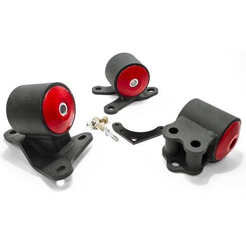 Innovative Mounts - 1992-1995 Honda Civic Innovative Steel Conversion Engine Mount Kit (B-Series/Man/Hydro 2 Cable) - 85A GRY