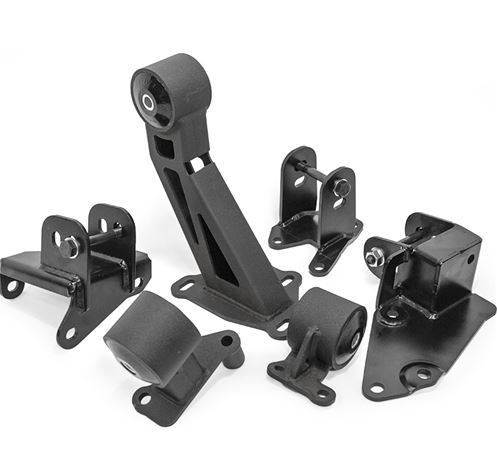Innovative Mounts - 1996-2000 Honda Civic Innovative Conversion Mount Kit, Steel, black, 75A BLK, Bushing