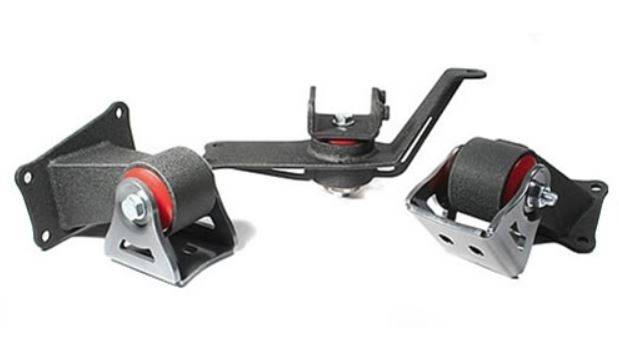 Innovative Mounts - 2000-2009 Honda S2000 Innovative Replacement Mount Kit, Steel, black, 95A DK RED, Bushing