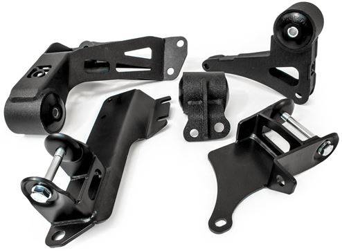 Innovative Mounts - 1992-1993 Acura Integra (Non GS-R) w/ K Swap Innovative Steel K-Series Conversion Mount Kit (K-Series/Manual/Auto 2 Man) - 75A BLK