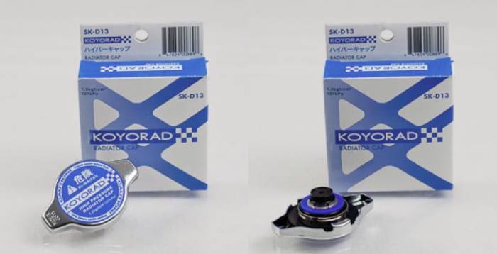 Koyo - Koyo Radiator Cap, Blue, B- Type Shallow Plunger type