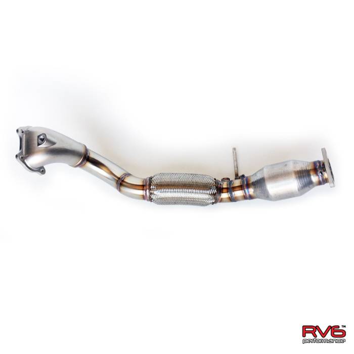 RV6 Performance - 2012-2015 Honda Civic Si RV6™ Bellmouth High Flow Cat Downpipe Kit