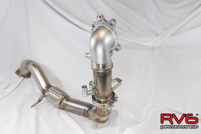 RV6 Performance - 2017+ Honda Civic Si RV6™ Downpipe and Front Pipe Combo