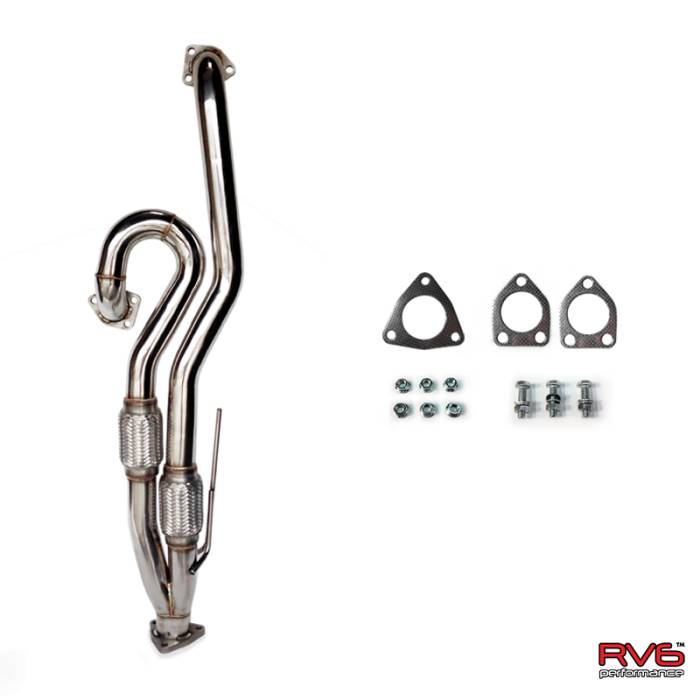 RV6 Performance - 2004-2008 Acura TL RV6™ V3 Long Tube Jpipe Kit