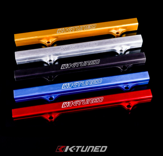 K-Tuned - Honda and Acura K-Series K-Tuned Fuel Rail - 6AN (Red)