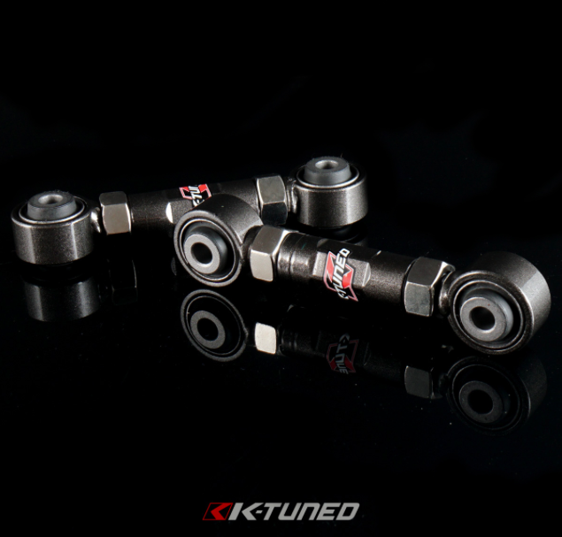 K-Tuned - 1996-2000 Honda Civic K-Tuned Rear Toe Adjustment Kit - Hardened Rubber