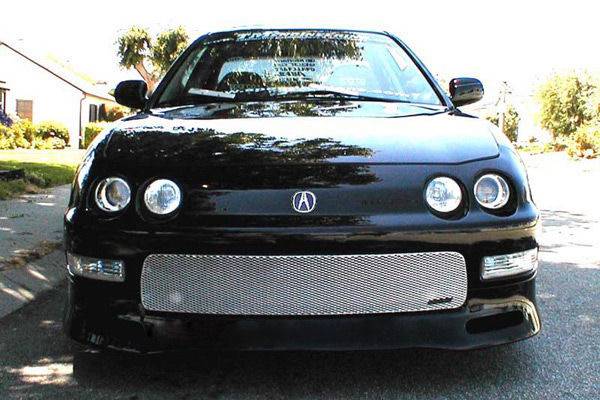 Grillcraft - 1994-1997 Acura Integra Grillcraft MX Series Lower Grille (Silver)