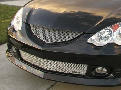 Grillcraft - 2002-2004 Acura RSX Grillcraft MX Series Lower Grille (w/o Fog Lamps) (Silver)