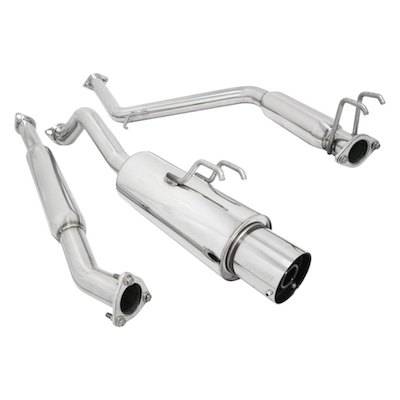 Megan Racing - 2006-2011 Honda Civic R18 Megan Racing NA TYPE Cat-Back System