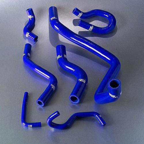Samco - 1996-2000 Honda Civic EX Coupe Samco Silicone Coolant Hose Kit (7 Pieces)