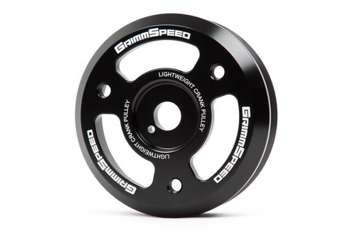 GrimmSpeed - 2015+ Subaru WRX GrimmSpeed Lightweight Crank Pulley - Black