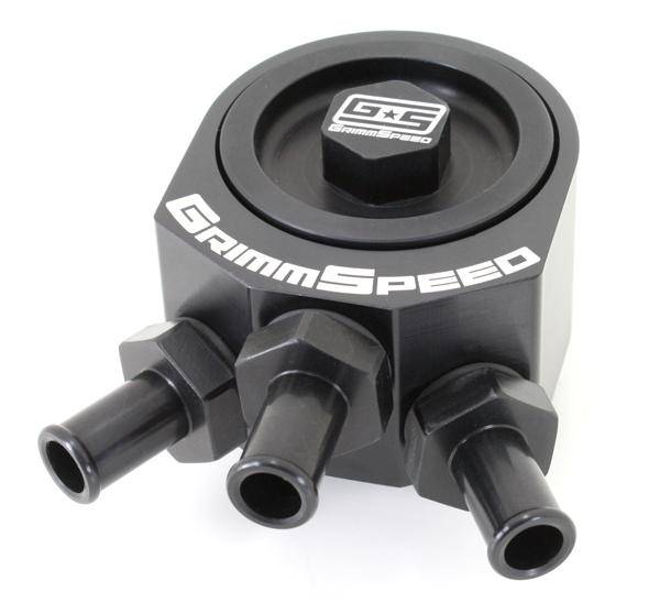 GrimmSpeed - 2011-2014 Subaru STI GrimmSpeed Air/Oil Separator - Black