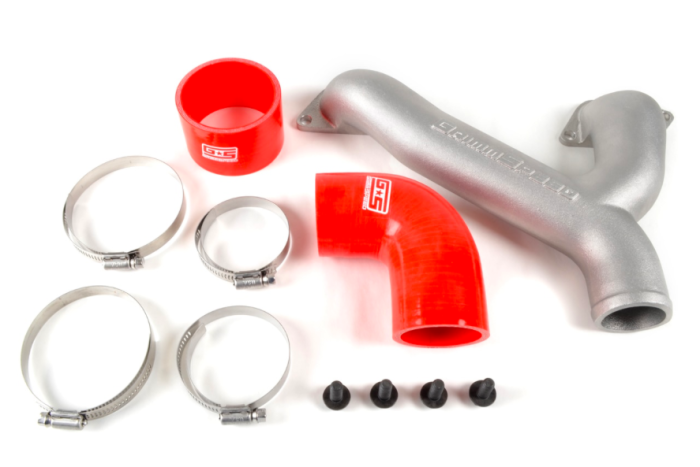 GrimmSpeed - 2015-2017 Subaru STI GrimmSpeed Top Mount Intercooler Aluminum Y-Pipe Kit - Red