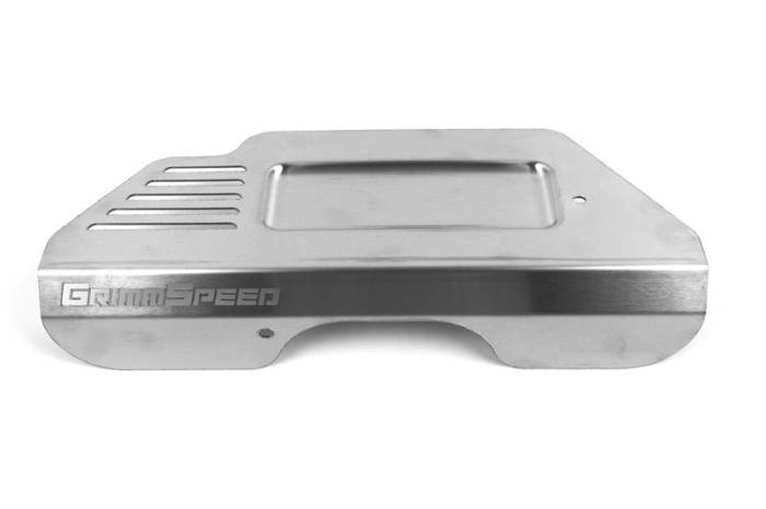 GrimmSpeed - 2013-2016 Scion FR-S GrimmSpeed Pulley Cover w/ Tool Tray - Brushed Stainless