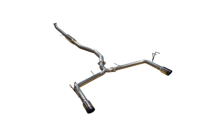 Injen - 2016+ Honda Civic 1.5T Sedan Injen 63mm SS Cat-Back Exhaust w/ Dual Burnt Titanium Tips