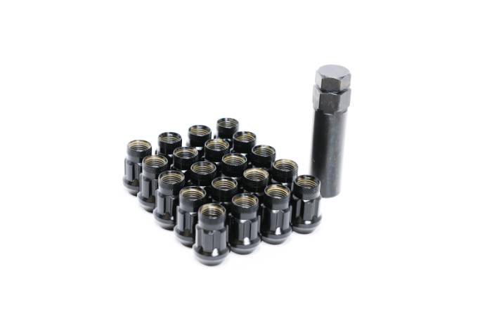 Wheel Mate - Wheel Mate Monster Lug 35 Short Lug Nut Set of 20 - Black 14x1.50 33000B