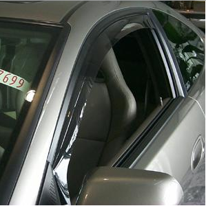 WeatherTech - 2002-2006 Acura RSX WeatherTech Side Window Deflectors (Dark)