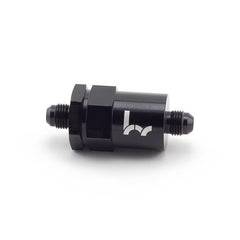 Hybrid Racing - Hybrid Racing Black Inline Fuel Filter -6AN to -6AN (Universal)