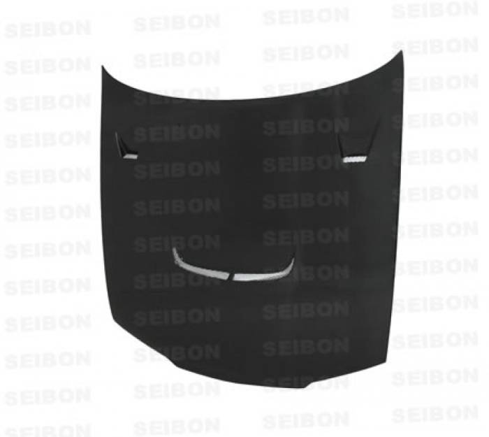 Seibon - 1990 - 1994 NISSAN SKYLINE R32 SEIBON CARBON FIBER HOOD - JU STYLE