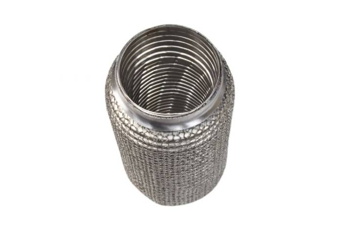 Megan Racing - Flex Pipe 2.5" with Interlock Mesh Outer (ID: 64mm/OD: 70mm/Length: 200mm)