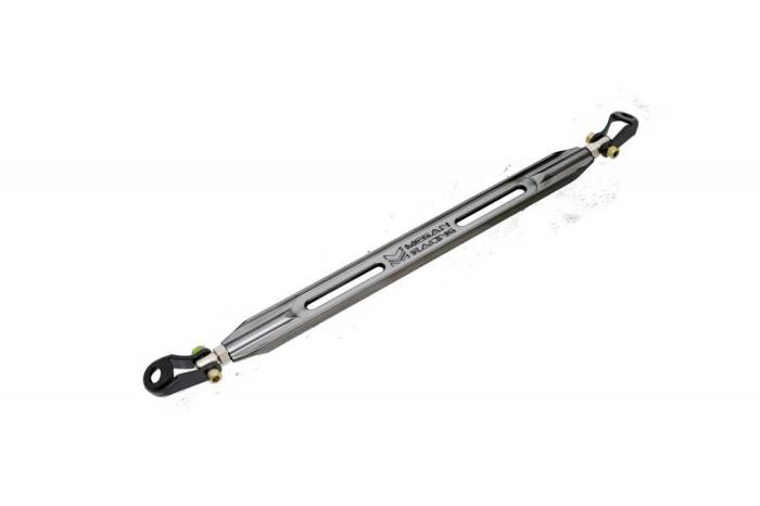 Megan Racing - 1990 - 2001 Acura and 1988 - 2000 Honda Civic Integra Megan Strut Bar Rear Low Gunmetal 3 LBs 25x4x3