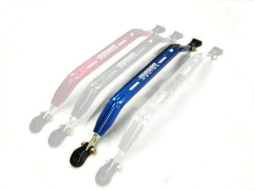 Megan Racing - 1990 - 2001 Acura Integra and 1988 - 2000 Honda Civic Megan Strut Bar Front Low Blue 2 LBs 25x4x3