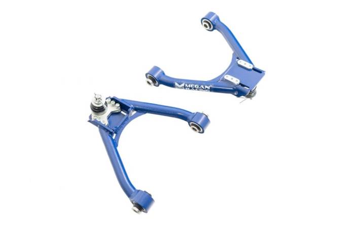 Megan Racing - 2000 - 2009 Honda S2000 Megan Racing AP1/AP2 Adjustable Front Upper Control Arm Hardened Rubber 2pcs/Set 17x 11x 5 11LBs.