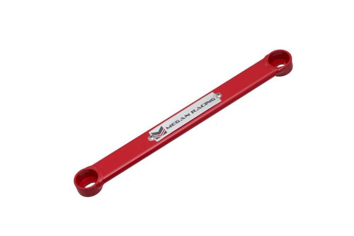 Megan Racing - 2006 - 2011 Honda Civic Megan Strut Bar Rear Lower Red 2LB 25x4x3